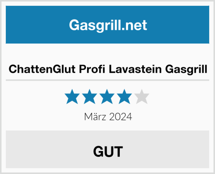  ChattenGlut Profi Lavastein Gasgrill Test