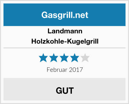 Landmann Holzkohle-Kugelgrill Test