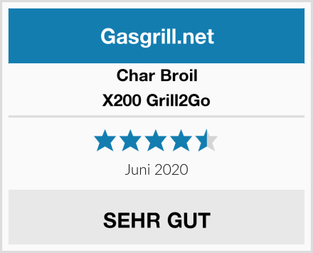 Char Broil X200 Grill2Go Test