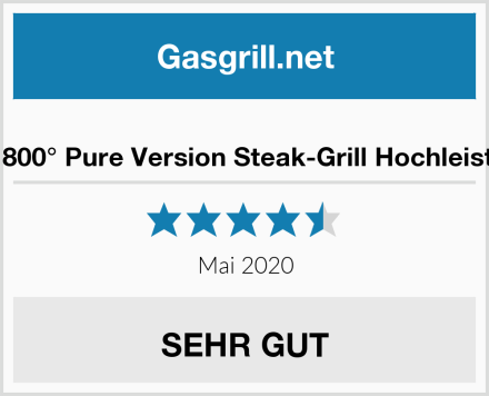  intergrill 800° Pure Version Steak-Grill Hochleistungsgrill Test