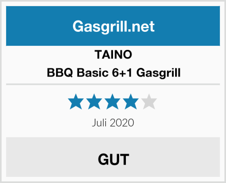TAINO BBQ Basic 6+1 Gasgrill Test