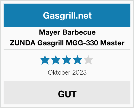 Mayer Barbecue ZUNDA Gasgrill MGG-330 Master Test