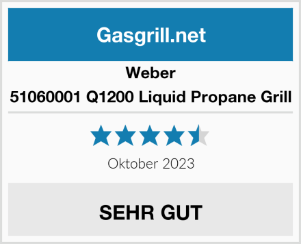 Weber 51060001 Q1200 Liquid Propane Grill Test