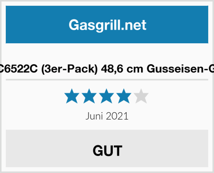  Votenli C6522C (3er-Pack) 48,6 cm Gusseisen-Grillroste Test