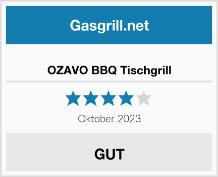  OZAVO BBQ Tischgrill Test