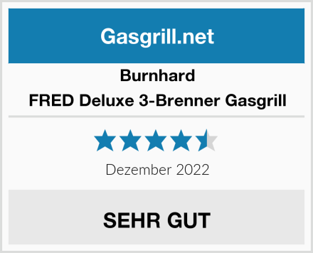 Burnhard FRED Deluxe 3-Brenner Gasgrill Test