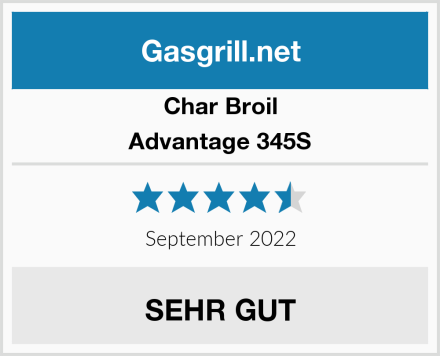 Char Broil Advantage 345S Test