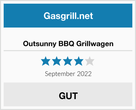  Outsunny BBQ Grillwagen Test