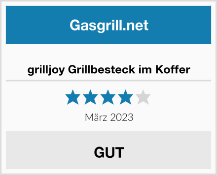  grilljoy Grillbesteck im Koffer Test