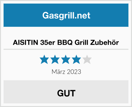  AISITIN 35er BBQ Grill Zubehör Test