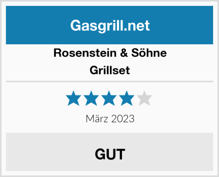 Rosenstein & Söhne Grillset Test