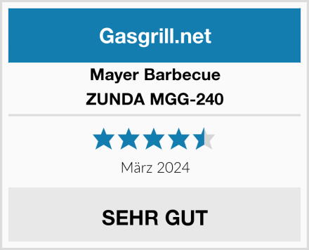 Mayer Barbecue ZUNDA MGG-240 Test