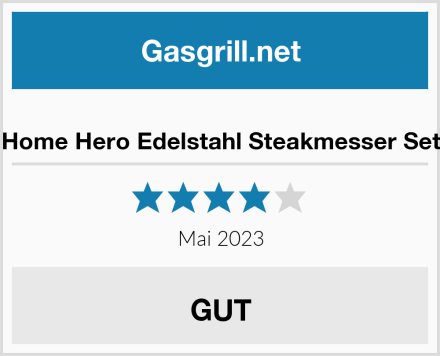  Home Hero Edelstahl Steakmesser Set Test