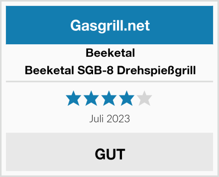 Beeketal Beeketal SGB-8 Drehspießgrill Test