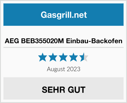 AEG BEB355020M Einbau-Backofen Test